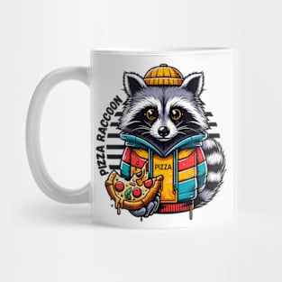 Pizza Raccoon Mug